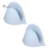 1 Pair Mini Oven Gloves Silicone Heat Resistant Cooking Pinch Mitts Potholder Insulated Gloves for Kitchen BBQ Baking Cooking Grilling