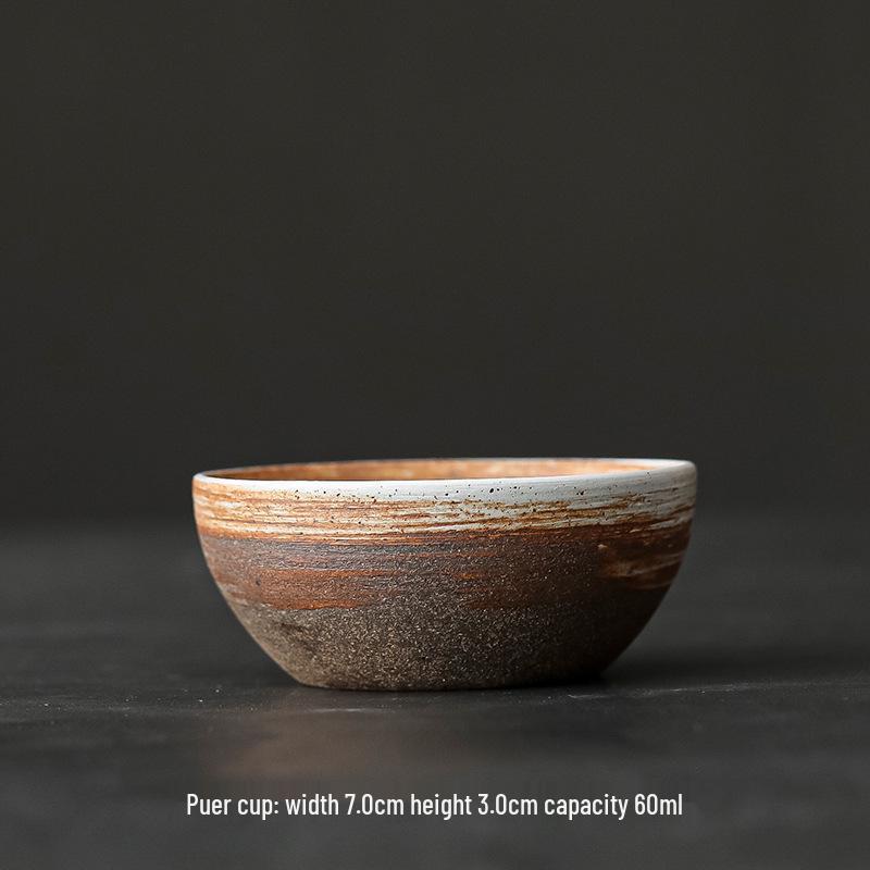 Japanese Ceramic Teacup: Shadow White Tasting Bowl