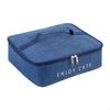Isolierte Lunchbox mit doppeltem Reißverschluss, wasserdicht, als Tragetasche, für den Lebensmitteltransport auf Reisen und im Freien