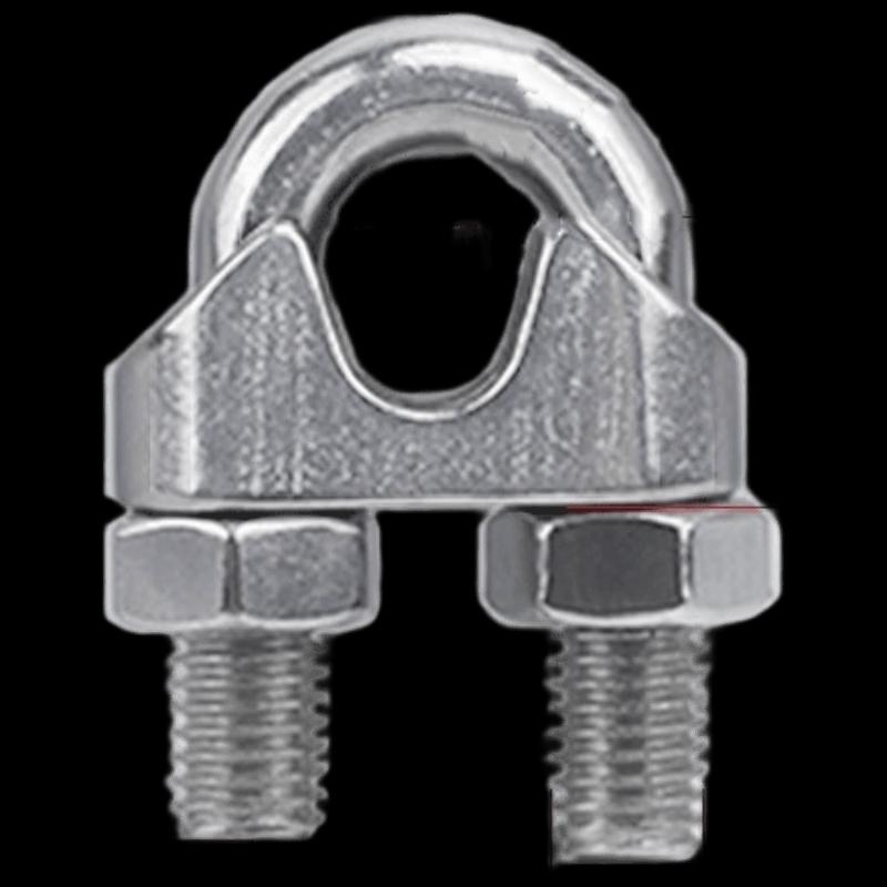 304 Stainless Steel U-Bolt Clamp (10-Pack)