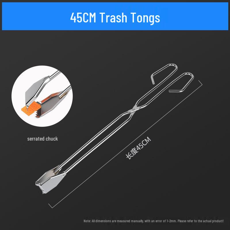 Extended Reach Sanitation Tongs: Garbage Grabber & Object Retrieval Tool