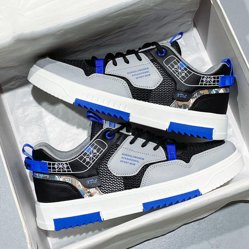 Shoes Men's Summer Casual Students All-match Small White Board Shoes Men's Breathable Mesh Soft Bottom Sports Shoes