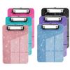 SFLHHDM Clipboard Folder A5 Slim File Board Wall Mount A5 Binder Clip Cute Vertical Mini Clip File Durable Clipboard Circular Simple Vertical Receipt