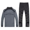 Herren Sportswear Sets Frühling Herbst zwei Stück Set Sporting Anzug Jacke + Hose Sweatsuit