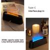New Flame Aroma Diffuser Colorful Light Essential Oil Humidifier Car and Home Mini Desktop Air Purifier for Bedroom