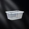 Einweg rechteckiger Lebensmittelbehälter, 1000 ml (300er-Pack)