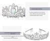 European & American Fashion Crystal Crown Bridal Headdress for Birthdays & Bachelorette Parties