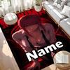 Custom Name Personalized Makima Chainsaw Man Print Carpet, Versatile Home Decor Rug, for Playroom, Apartment, Balcony, Entryway, Hallway Gift