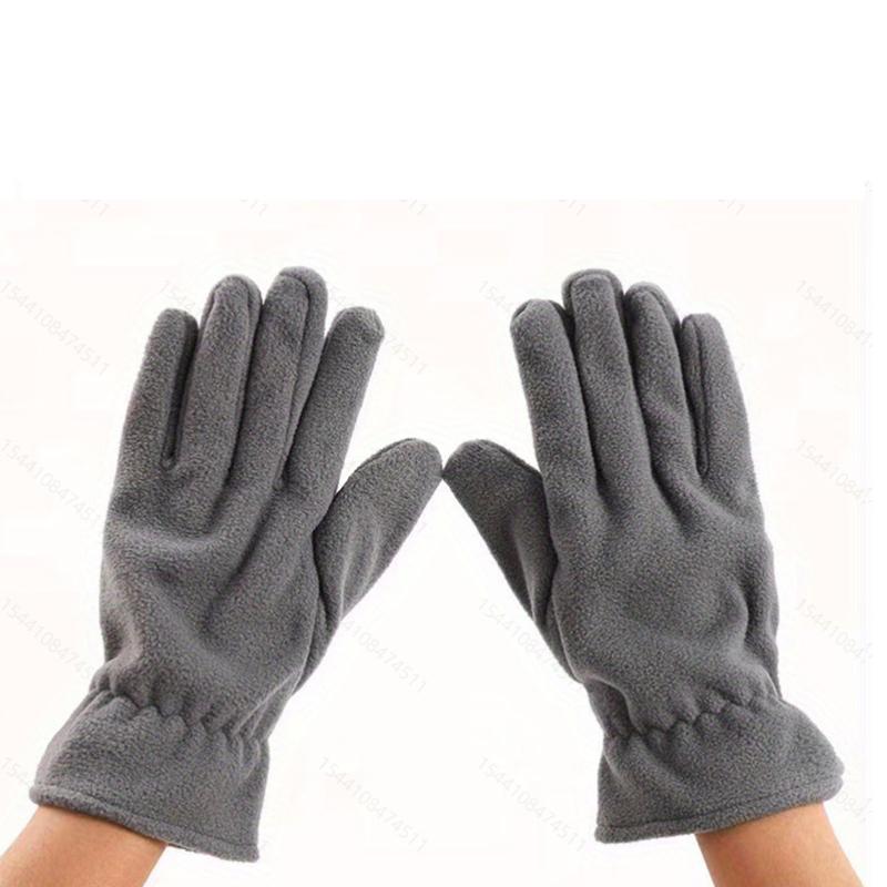 Winter Warm Gloves Women Men Polar Fleece Gloves Cold Resistance Wind Waterproof Warm Outdoor Running Cycling Skiing Mittens