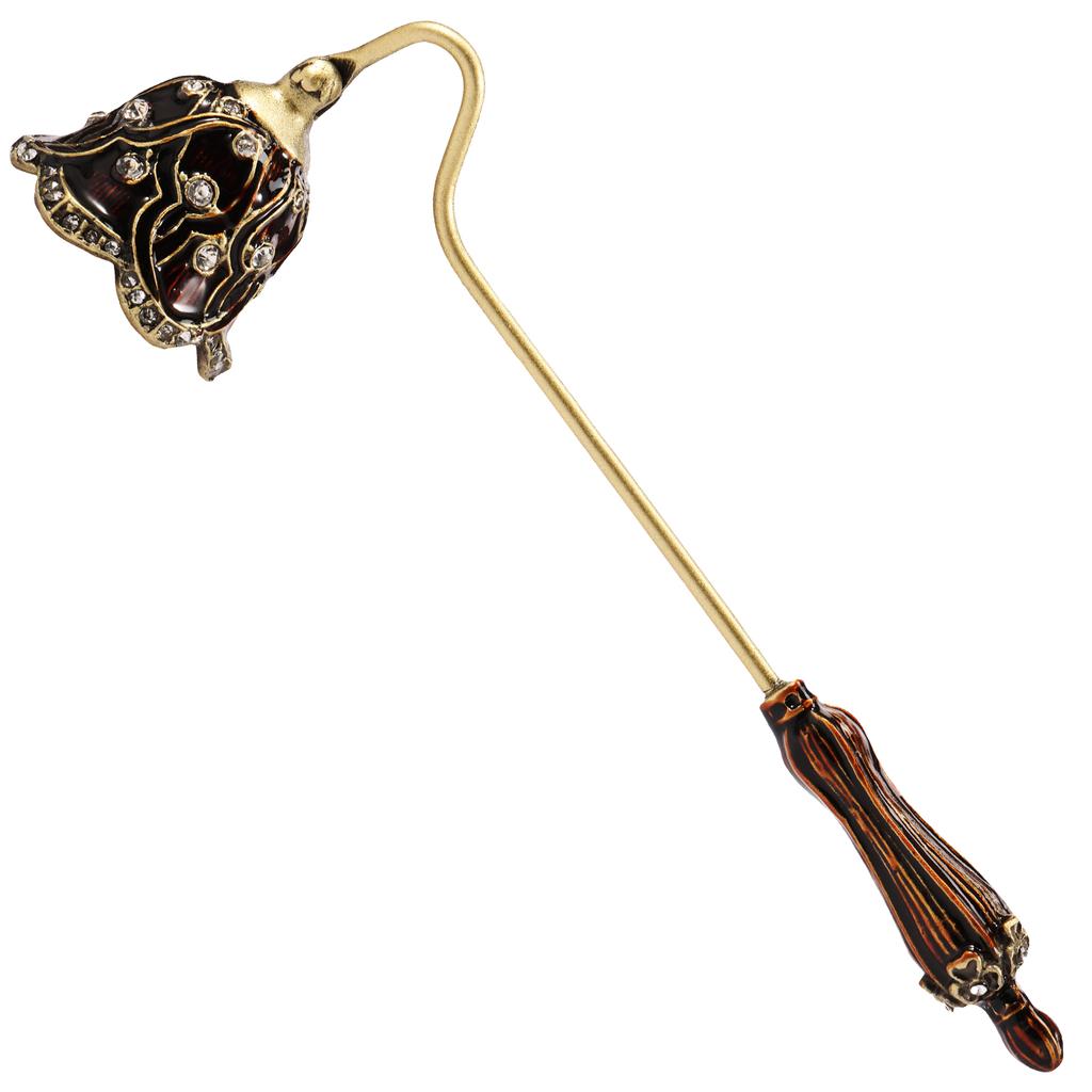 Candle Snuffer Aluminum Alloy Candle Snuffer Exquisite Candles Shade Flower Shape Candles Extinguisher for Table Home Decoration