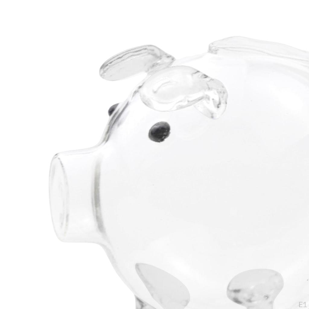 Sparschwein aus Glas, lehrreich, bezaubernd, große Geldverzierung für Teenager