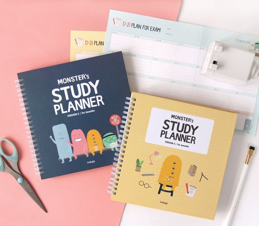 

[USED] Korean Stationery Study Supplies Diary (yellow)