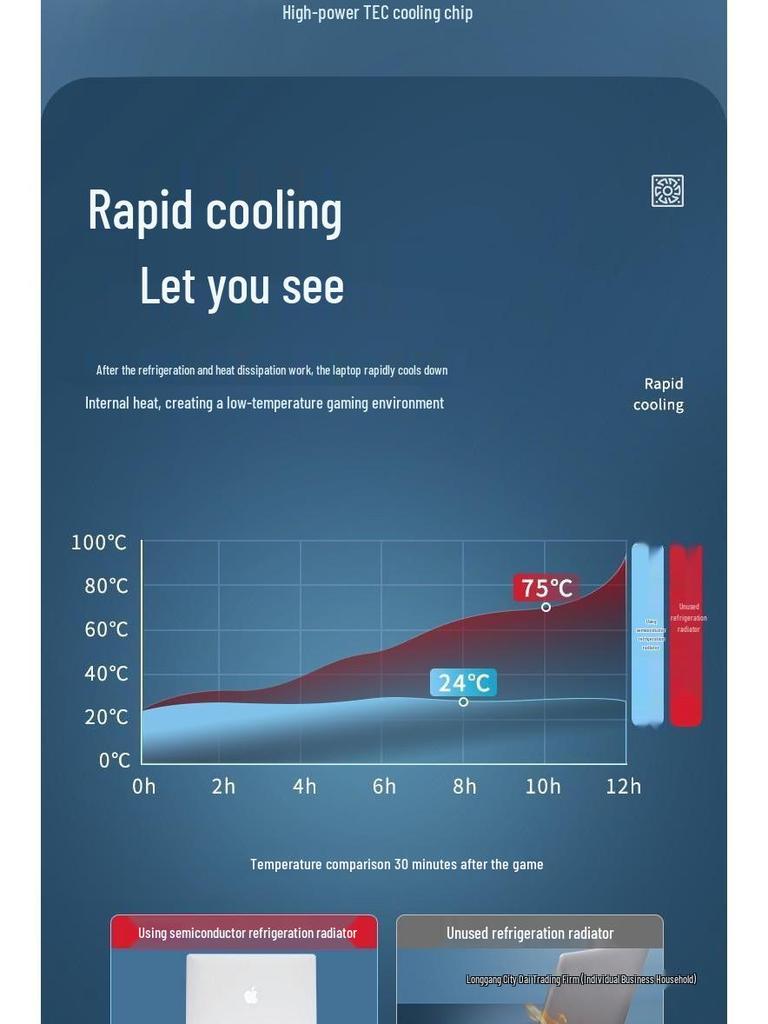 2025 Silent Folding Laptop Cooling Stand for Students and Office Use