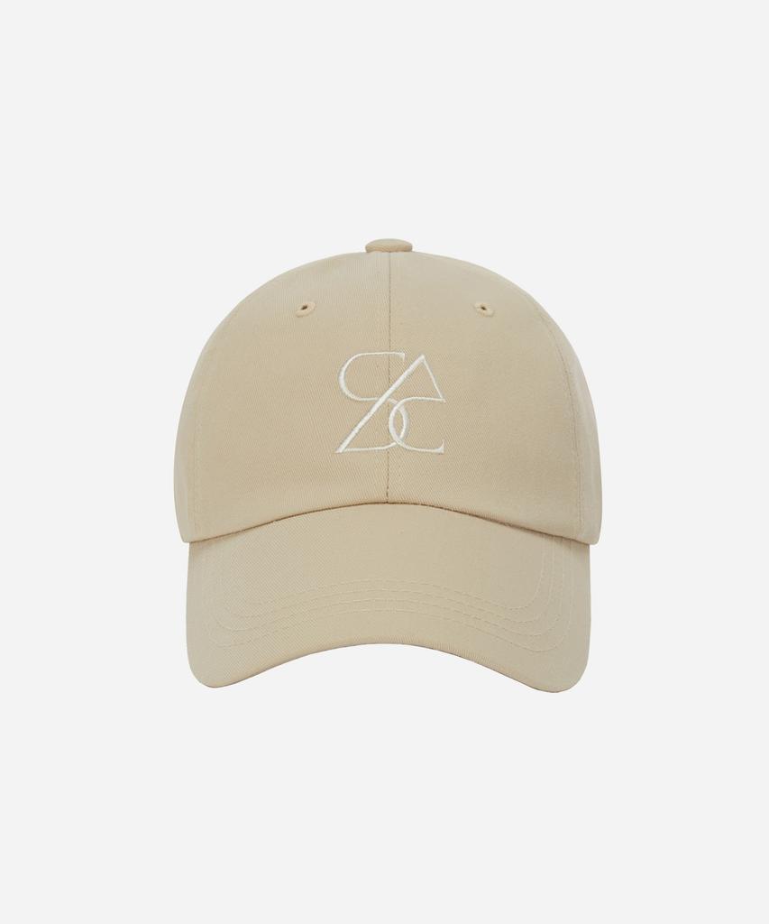 Solteuaenchokollis Sac Signature Logo Ball Cap Beige 4C2311001