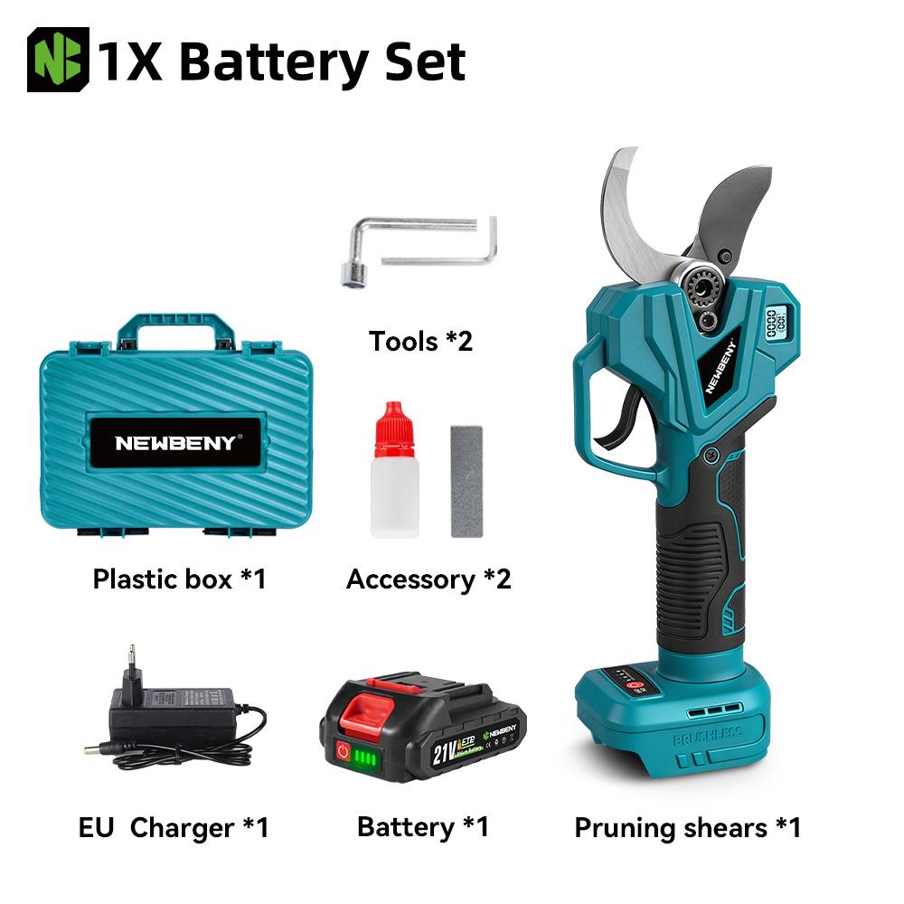 Newbeny 4 Gänge Bürstenlos 75mm Elektrische Astschere Obstbaum Bonsai Akku-Scheren Gartengeräte Für Makita Akku