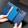 Magnetic 2 In 1 Removable Wallet Flip Case For iPhone15 14 Plus 12 11 13 Pro MAX XR XS Case Luxury Detachable Leather Back Cover