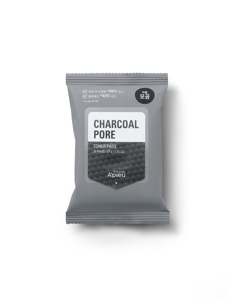 A'pieu The Pure Charcoal Pore Cleansing Pads (30 Sheets)