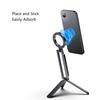 Foldable Aluminum Phone Holder Tripod For Handfree Photography Live Streaming Stable Magnetic Mount