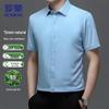 ROMON Men's Short-Sleeve Business Casual Shirt