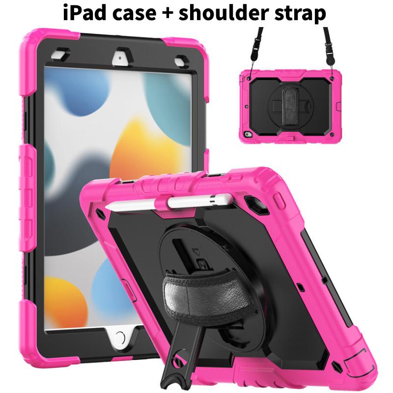 Ipad For Air 11 Case Silicone Anti Fall Rotating Bracket Protective Cover Gift