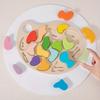 Kids Color Puzzle Board,Fine Motor Skills, Hand Eye Coordination & Motor Skills Development, Creative Activity, Sturdy Construction