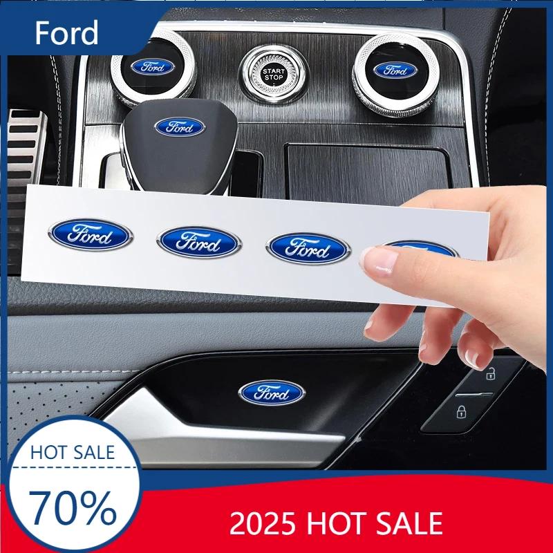 2025 Hot For Ford 1/2/5/10PCS Hot Sale Car Sticker Decor Badge Decal Interior Styling For Ford Focus 2 3 Mondeo Kuga Fiesta MK7