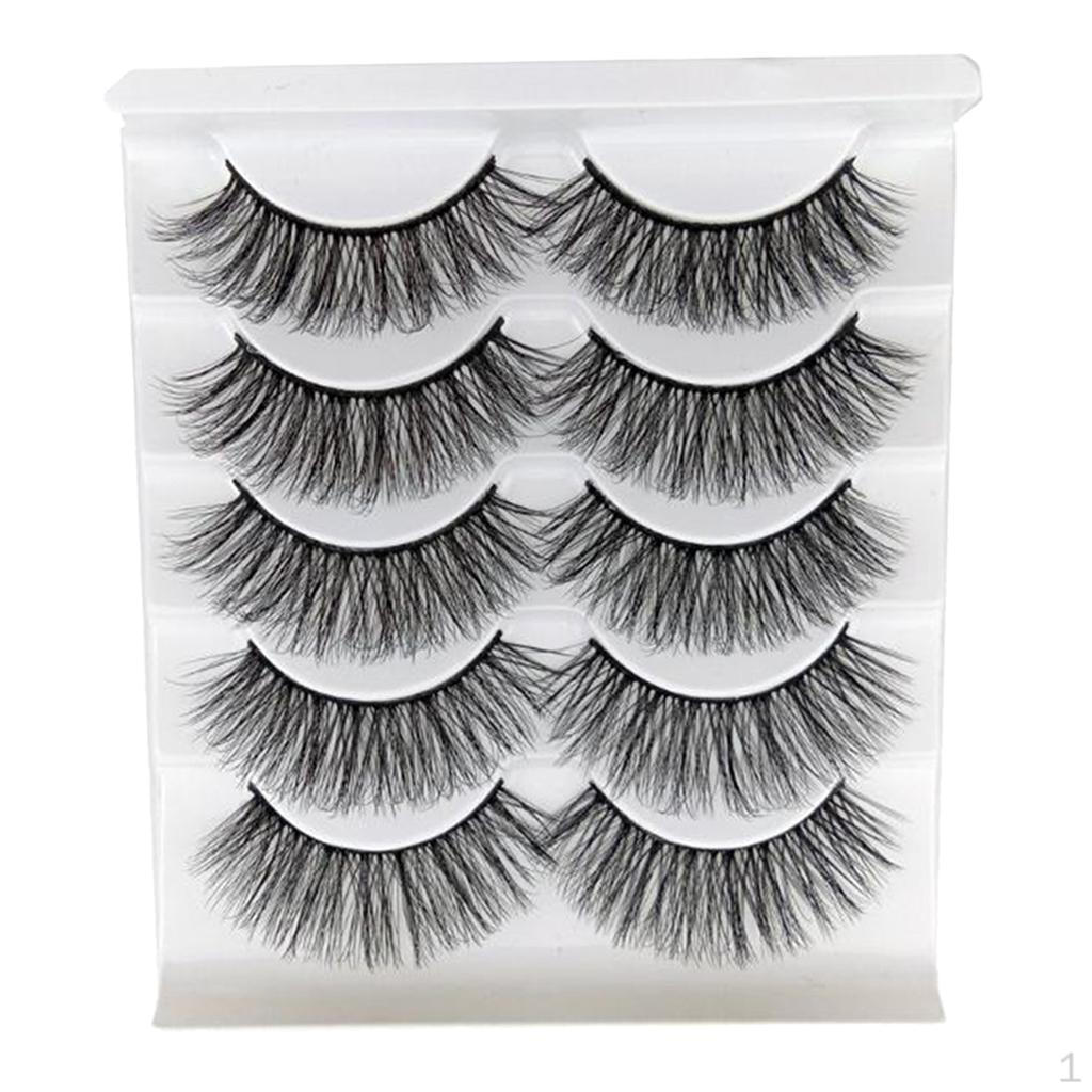 10Pieces 3D False Lashes Set B