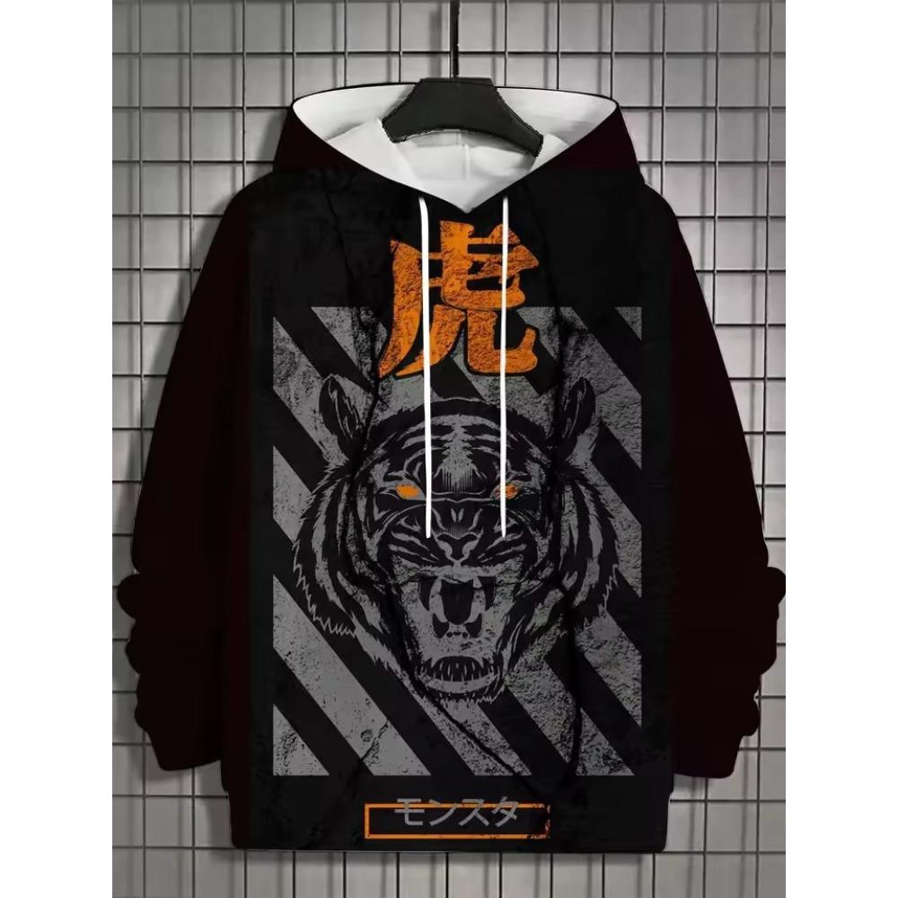 Japanese Samurai Ninja 3D Hoodie Pullover Jacket Cosplay Costume Anime 3D Sweatshirt Men's Casual Pullover