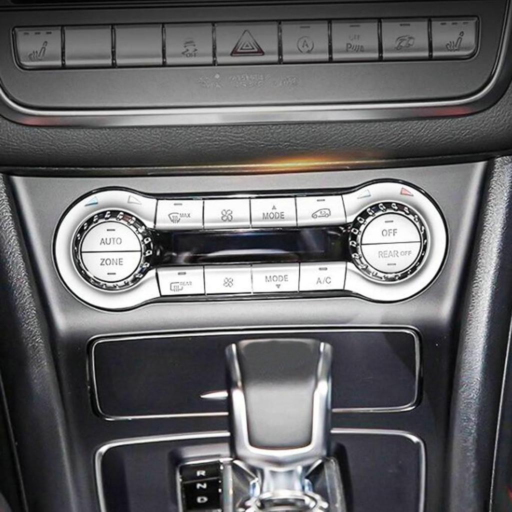 Air Conditioning Button Covers Trim Sticker Replacement for Benz CLA C117 GLA X156 A Class W176 2013 2014 2015 2016 2017 2018