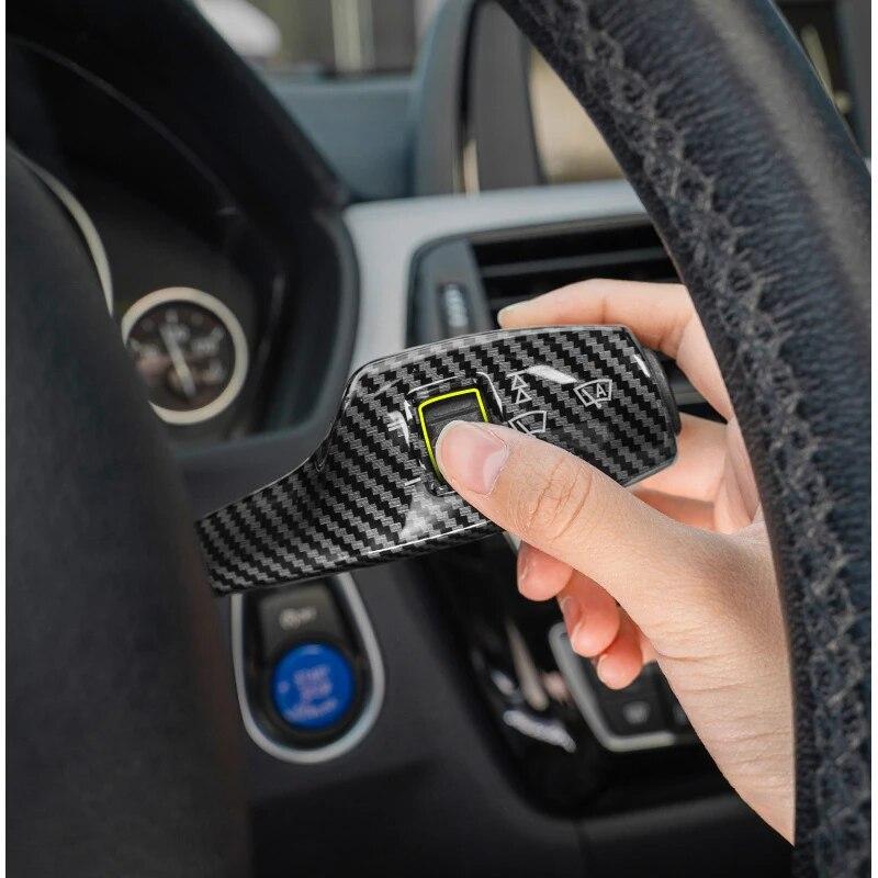 Car Steering Wheel Column Shift Cover Turn Signal Rod Trim For BMW 1/3/4/5/6/7 Series F10 F18 F30 F35 Interior Accessorie