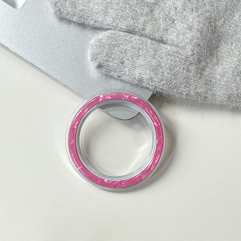 Wind Magnetic Desktop Phone Airbag Bracket Transparent Chassis Base Diy Accessories Simple Girl Decoration