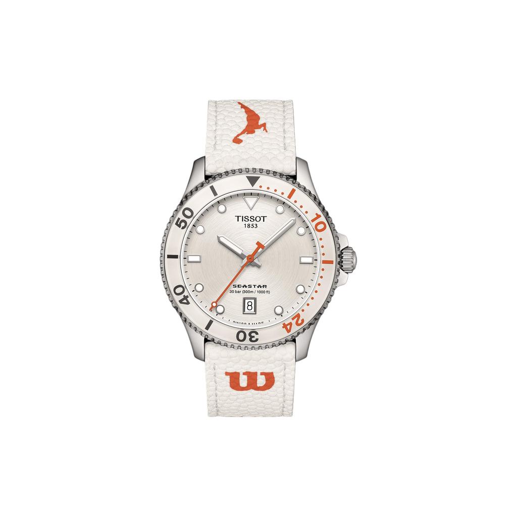 Tissot Starfish Collection Quartz Movement 300 Meter Water Resistance Unisex Watch 40mm White Dial T120.410.17.011.00
