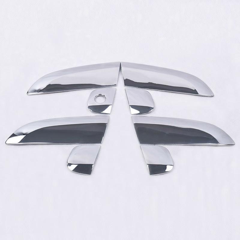 For Chevrolet Sail 2010-2015 Sail Classic Chrome Door Handles Covers Chevy Chromium Styling Car Accessories Stickers Car