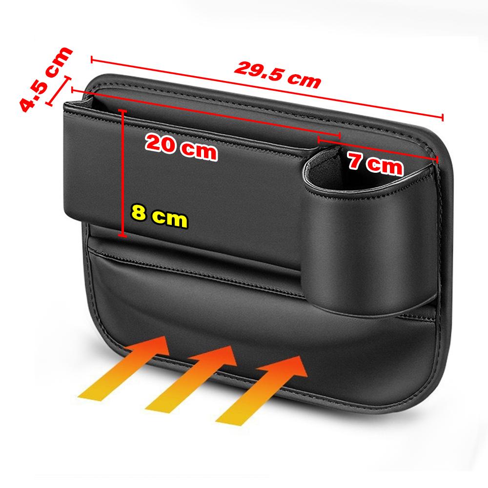Car Seat Gap Organizer Storage Box Pocket Multifunction Universal Wallet Keys Card Cup Phone Holder Auto Interior Accessories