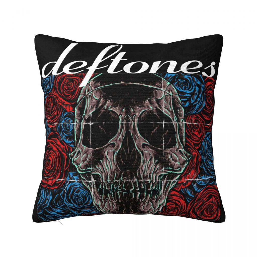 Deftones White Pony Album Square Pillow Cases Band Cushion Cover Decorative Pillowcase For Home 45*45Cm