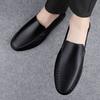 Fashion Black Low-Top Male Casual Shoe Plain Office Price Common Retro Classic Original Designer In Promotion New Pu Men's Leather Shoes