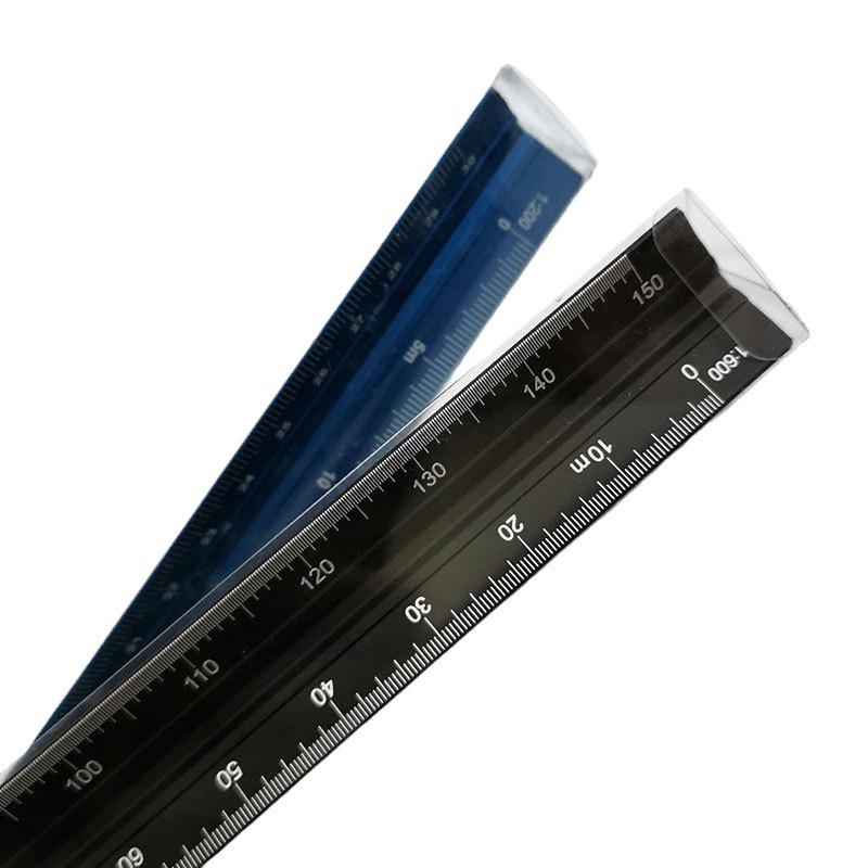 Architectural Aluminum Alloy Laser-Engraved Ruler with Inch/Centimeter Scale