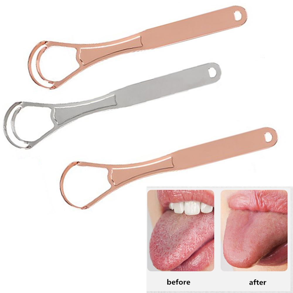 Oral Care Stainless Steel Tongue Scraper Medical Mouth Brush Tongue Brush Tongue Scraper Cleaner