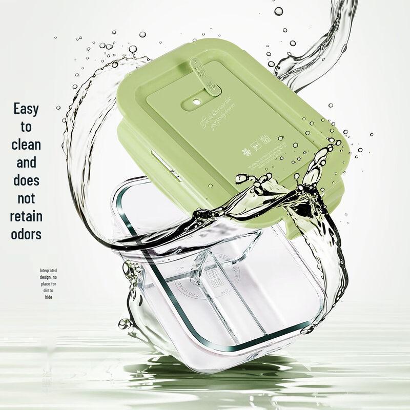 ZISIZ Microwaveable Glass Food Container