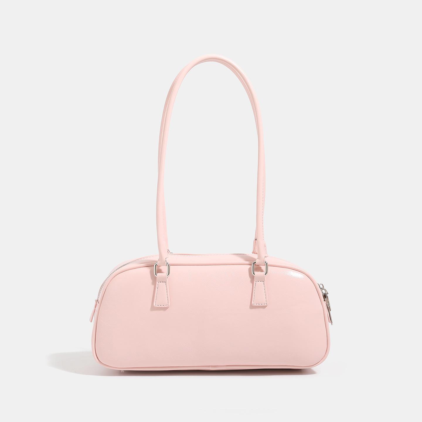 

Летняя дорожная сумка 2025 женская корейская версия новой темпераментной женской сумки ретро плечевая сумка-подмышка метод сумка-палочка розовый