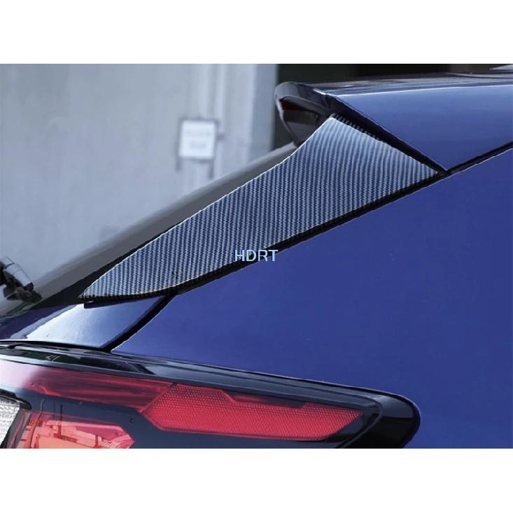 For Subaru Crosstrek 2024 + Car Style Protector Decoration Accessories Rear Window Triangle Plate Trunk Spoiler Tail Wing Cover