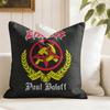 Rock BandEExoduss Cushion Cover Eco Linen Pillow Case DoubleSided Print Breathable Durable Zipper Home Decor Gift