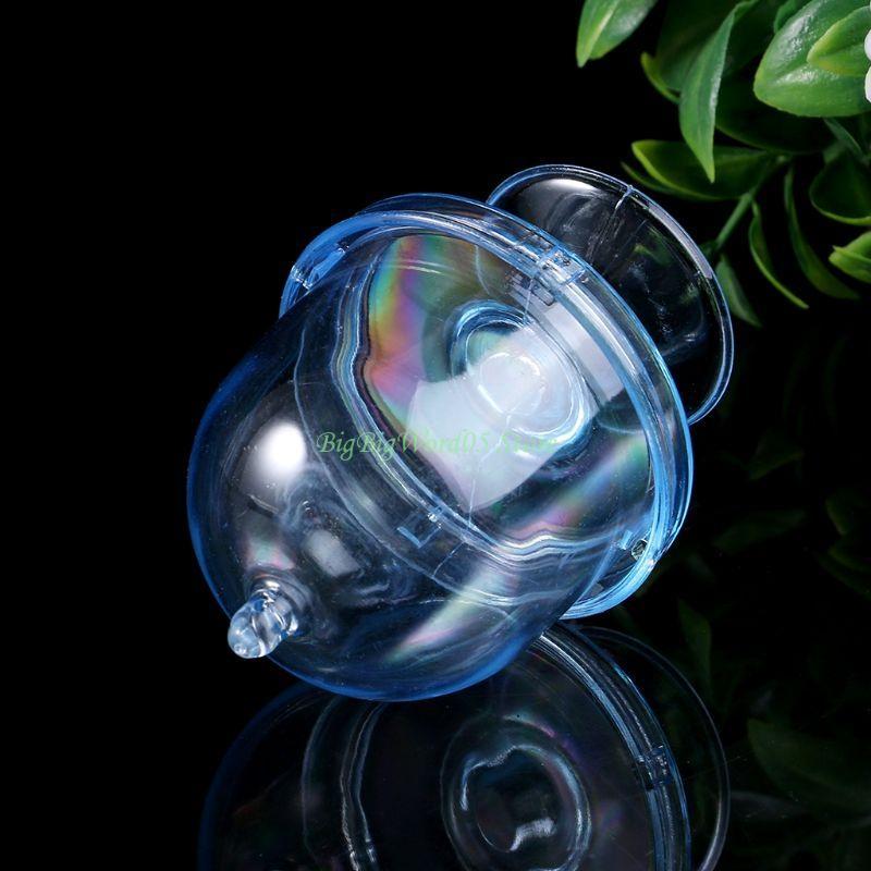 24TE Mini Cake Stand Cupcake Box Wedding Favor Party Plastic Candy Box Transparent