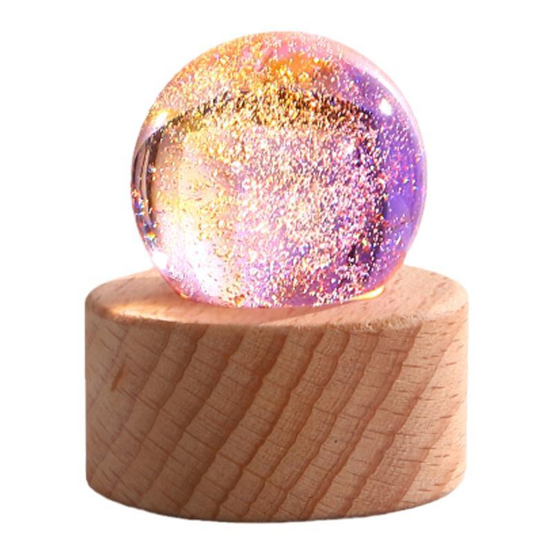 Seven-Color Crystal Starry Nightlight Ornaments - Festival & Birthday Gift