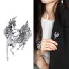 Elegant Pegasus Brooch Made from Sturdy Plated Alloy Symbolizing Freedom Perfect for Stylish Accessories