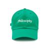 FEEL LOW SOPHIE PHILOSOPHY LOGO BASECAP GRÜN