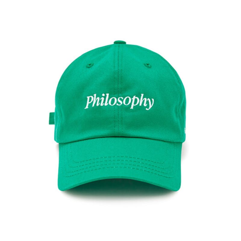 FEEL LOW SOPHIE PHILOSOPHY LOGO BASECAP GRÜN