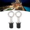 2PCS Boat Plug Snap Handle Stainless Steel Boat Drain   Plug Marine Rubber Plug Accessories for Ships Yachts
