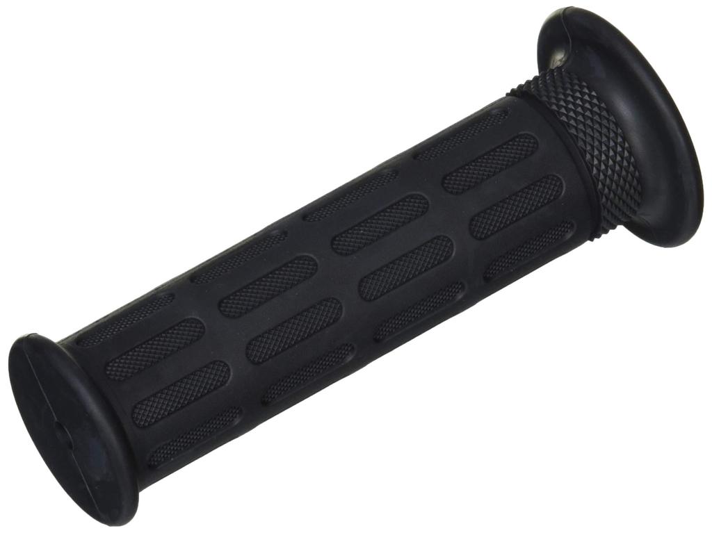 Kijima 201-033 Motorradgriff, Nicht-Durchstechend, Schwarz, 4,9 x 0,9 Zoll (125 x 22,2 mm), Moped-Roller