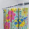 Floral Shower Curtain Botanical Pattern Waterproof Bathroom Decor Nature Theme Fabric Backdrop Artistic Design Home Textile